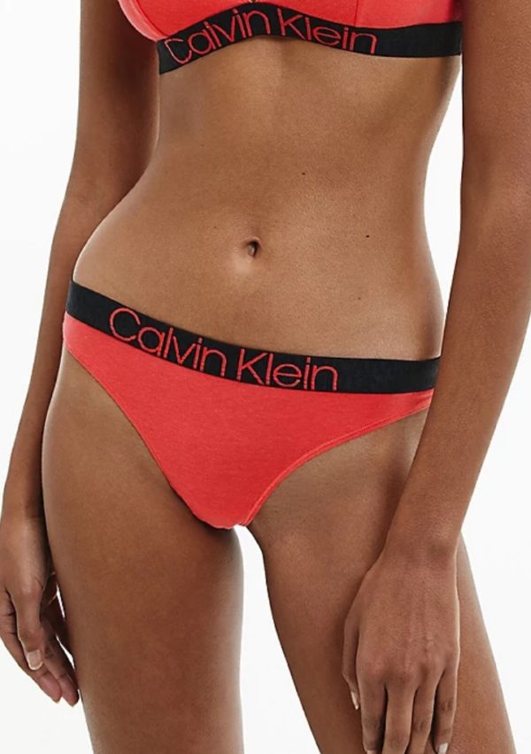 Dámská tanga Calvin Klein QF6579 XS Oranžová