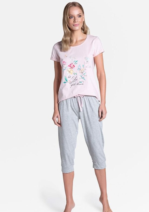 Dámské pyžamo Henderson 38889 XL Světle růžová