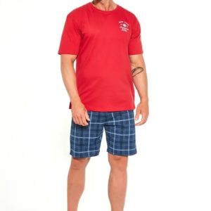 Pánské pyžamo Cornette 326/184 XL Červená