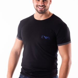 Pánské tričko Emporio Armani 111521 8A523 S Černá