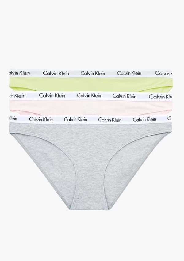 Dámské kalhotky Calvin Klein QD3588 3PACK 13X XL Mix