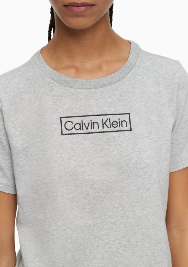 Dámské tričko Calvin Klein QS6798 S Šedá