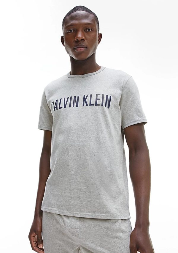 Pánské tričko Calvin Klein NM1959 XL Šedá
