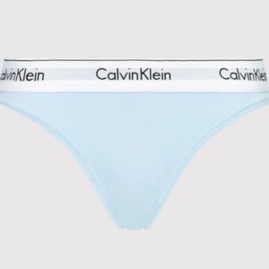 Dámské tanga Calvin Klein F3786 XL Sv. modrá