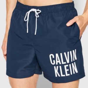 Pánské plavky Calvin Klein KM0KM00701 XXL Tm. modrá