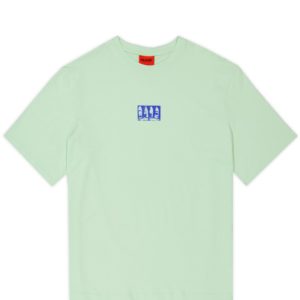 Pánské tričko John Frank JFTOOB10-MARINA XL Peprmint