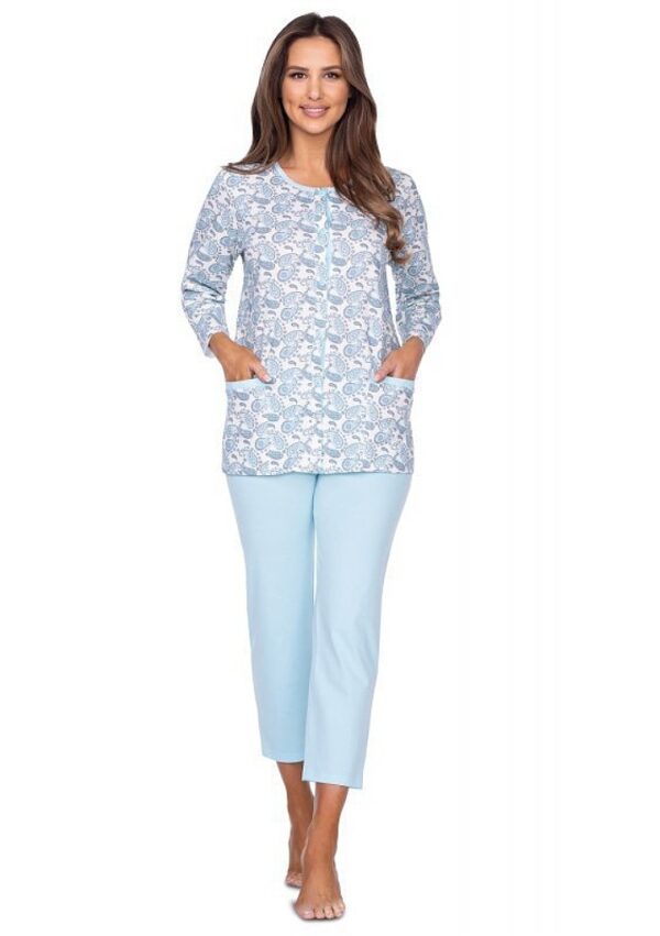Dámské pyžamo Regina 608 3XL Sv. modrá