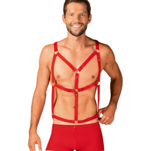Vánoční kostým Mr Reindy set - Obsessive L/XL Červená