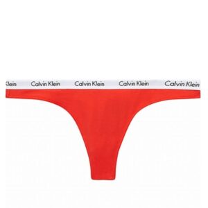 Dámská tanga Calvin Klein D1617 S Červená
