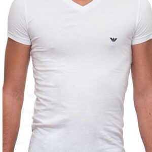 Pánské tričko Emporio Armani 111512 CC717 bílá L Bílá