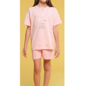 Dívčí pyžamo Karelpiu KC4138 9/10 Růžová