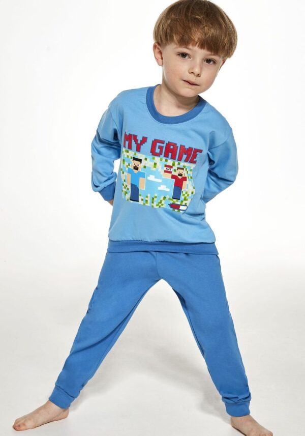 Chlapecké pyžamo Cornette 477/147 98/104 Sv. modrá