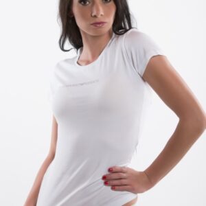 Dámské tričko Emporio Armani 163320 CC317 XL Bílá