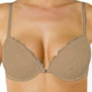 Dámská gelová push-up podprsenka Leilieve 991 tělová