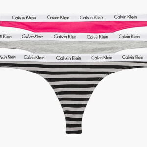 Dámská nadměrná tanga Calvin Klein QD3800E 658 PLUS SIZE