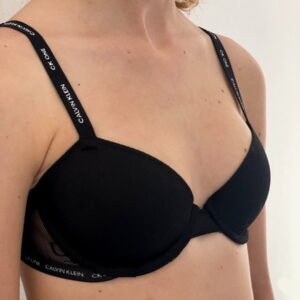 Dámská podprsenka Calvin Klein QF6790E LOGO MESH