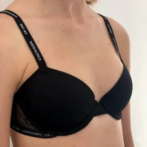 Dámská podprsenka Calvin Klein QF6790E LOGO MESH