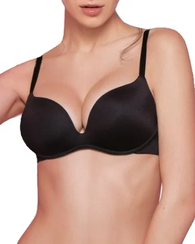 Dámská super push-up bezkosticová podprsenka Leilieve C7400 černá