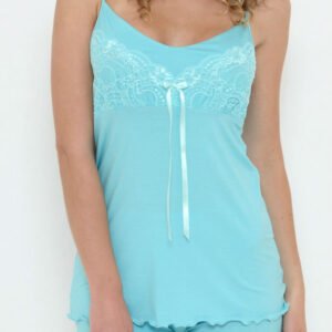 Dámské pyžamo FOLLIA Chloe Moya tyrkys