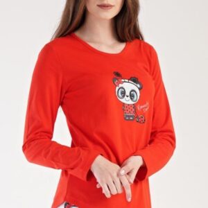 Dámské pyžamo dlouhé Vienetta Secret Anežka