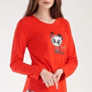 Dámské pyžamo dlouhé Vienetta Secret Anežka