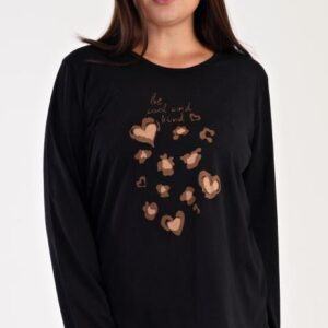 Dámské pyžamo dlouhé Vienetta Secret Anna