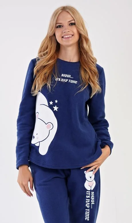 Dámské pyžamo dlouhé Vienetta Secret Lední medvěd