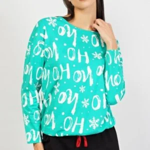 Dámské pyžamo dlouhé Vienetta Secret Santa