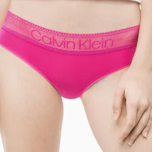Dámské tanga Calvin Klein QD3698E růžové