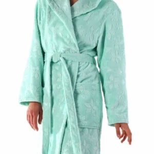 Dámský 3/4 župan Vestis 3039 BIBI s kapucí