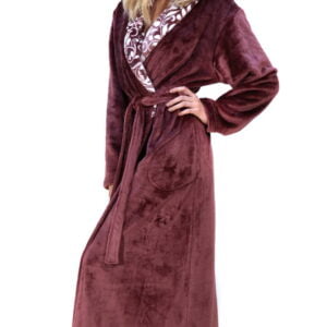 Dámský dlouhý župan Vestis Flora 2556 vřes