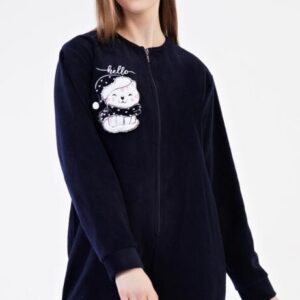 Dámský teplý overal Vienetta Secret Kočka