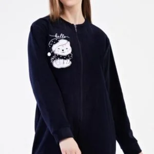 Dámský teplý overal Vienetta Secret Kočka