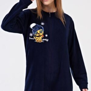 Dámský teplý overal Vienetta Secret Tygřík