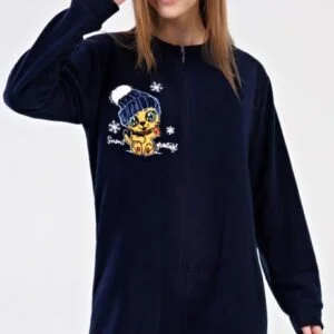 Dámský teplý overal Vienetta Secret Tygřík