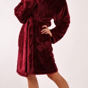 Dámský teplý župan Vestis 3320 Lilly Extra vínový