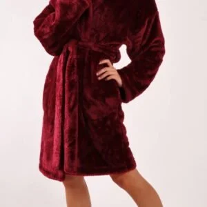 Dámský teplý župan Vestis 3320 Lilly Extra vínový