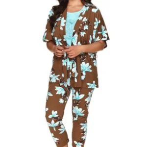 Dámský župan Taro 2715 hnědý