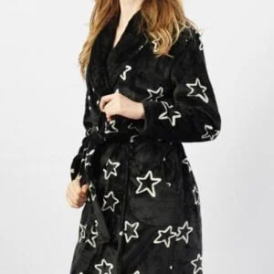 Dámský župan dlouhý Vienetta Secret Hvězdy