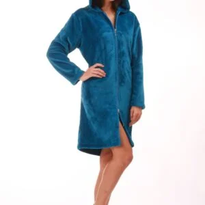 Dámský župan na zip Vestis Siena 3856 petrolejový