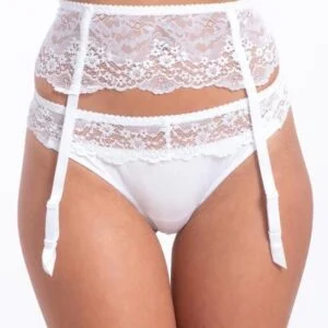 Dámský podvazkový pás Fantasy 15855 bílý