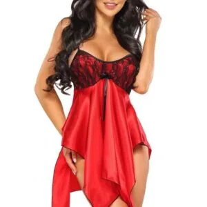 Dámská košilka BEAUTY NIGHT FASHION Julieta červená