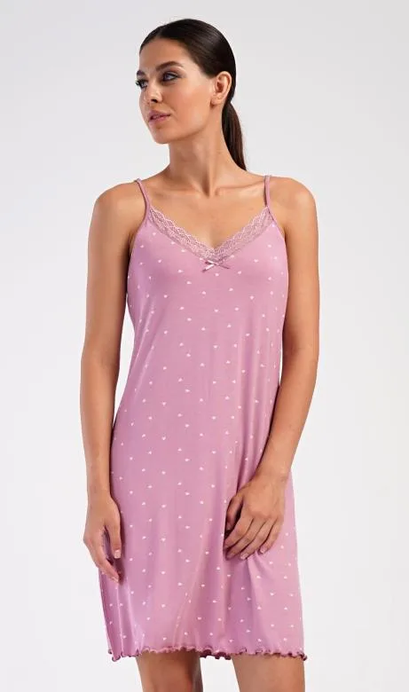 Dámská noční košile nadměrná Vienetta Secret Ingrid