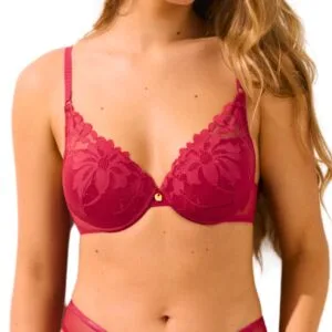 Dámská push-up podprsenka Lisca OCEAN 20386 červená