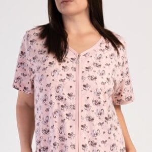 Dámské domácí šaty s krátkým rukávem Vienetta Secret Olivia