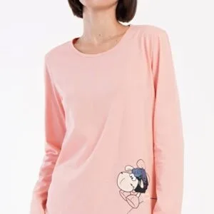 Dámské pyžamo dlouhé Vienetta Secret Betty