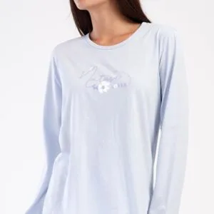 Dámské pyžamo dlouhé nadměrné Vienetta Secret Nature lover