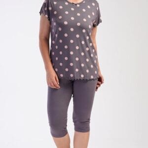 Dámské pyžamo kapri Vienetta Secret Puntík