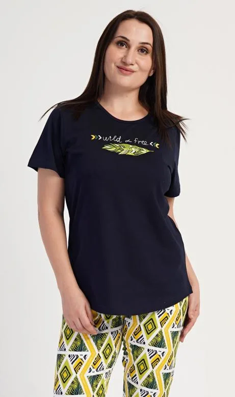 Dámské pyžamo kapri nadměr Vienetta Secret Zuzka