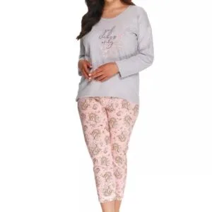 Dámské nadměrné pyžamo Giorgia 2802/2803/22 TARO